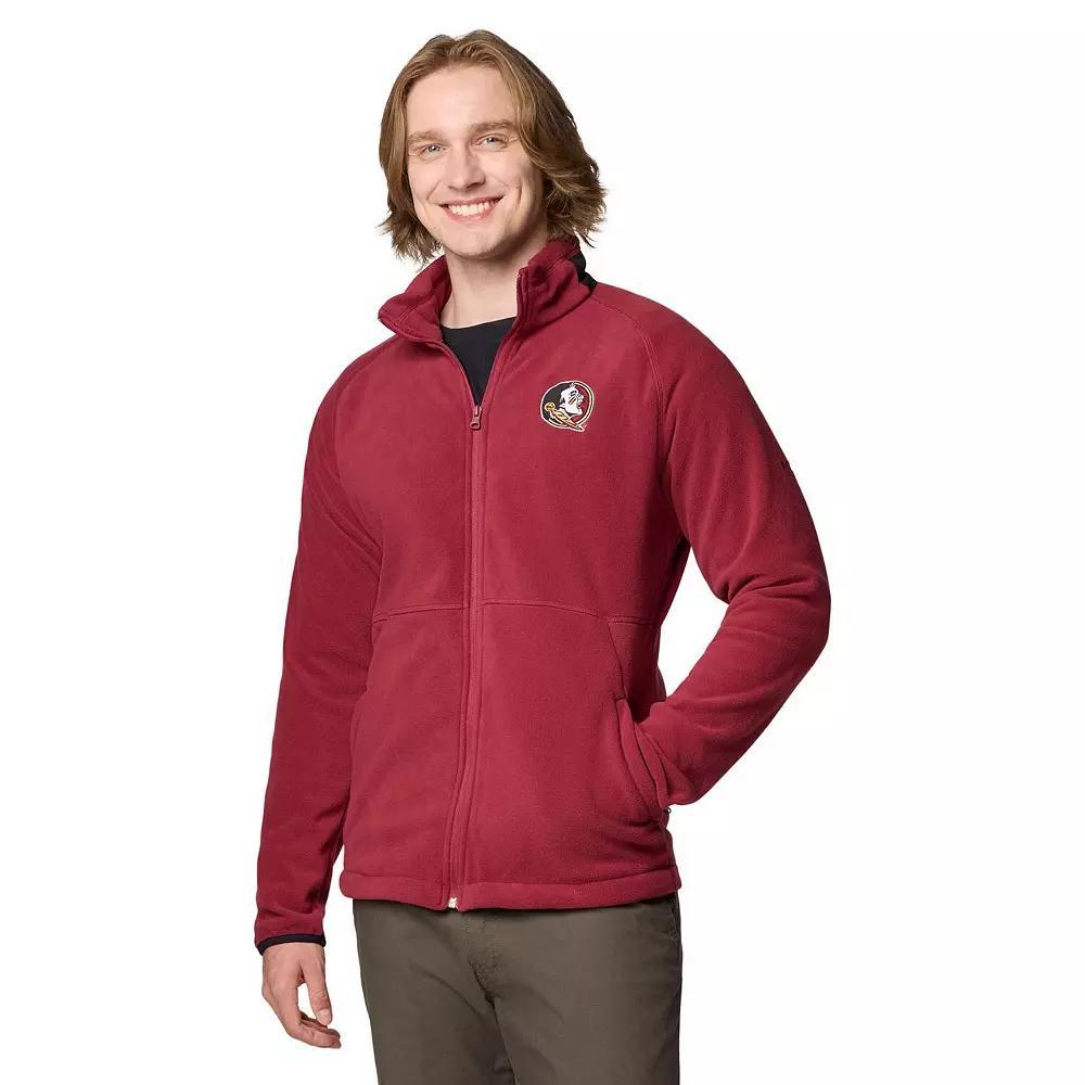 Men's Columbia  Garnet Florida State Seminoles Flanker IV Fleece Raglan Full-Zip Jacket, Size: Medium, Red Product Image