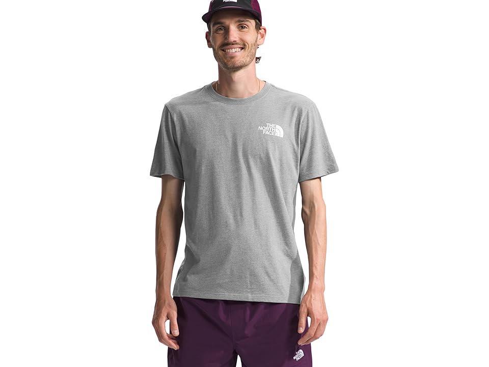 The North Face Short Sleeve Box NSE Tee (Black Currant ) Men's Clothing Product Image