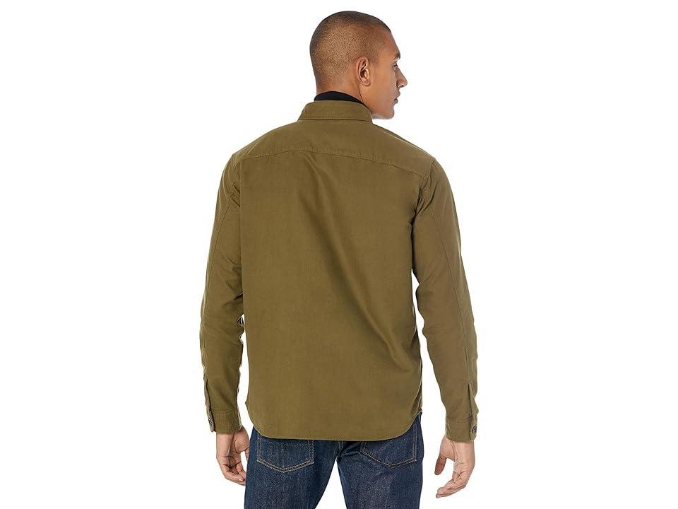 Selected Homme Loose Rolf Long Sleeve Overshirt (Dark ) Men's Clothing Product Image