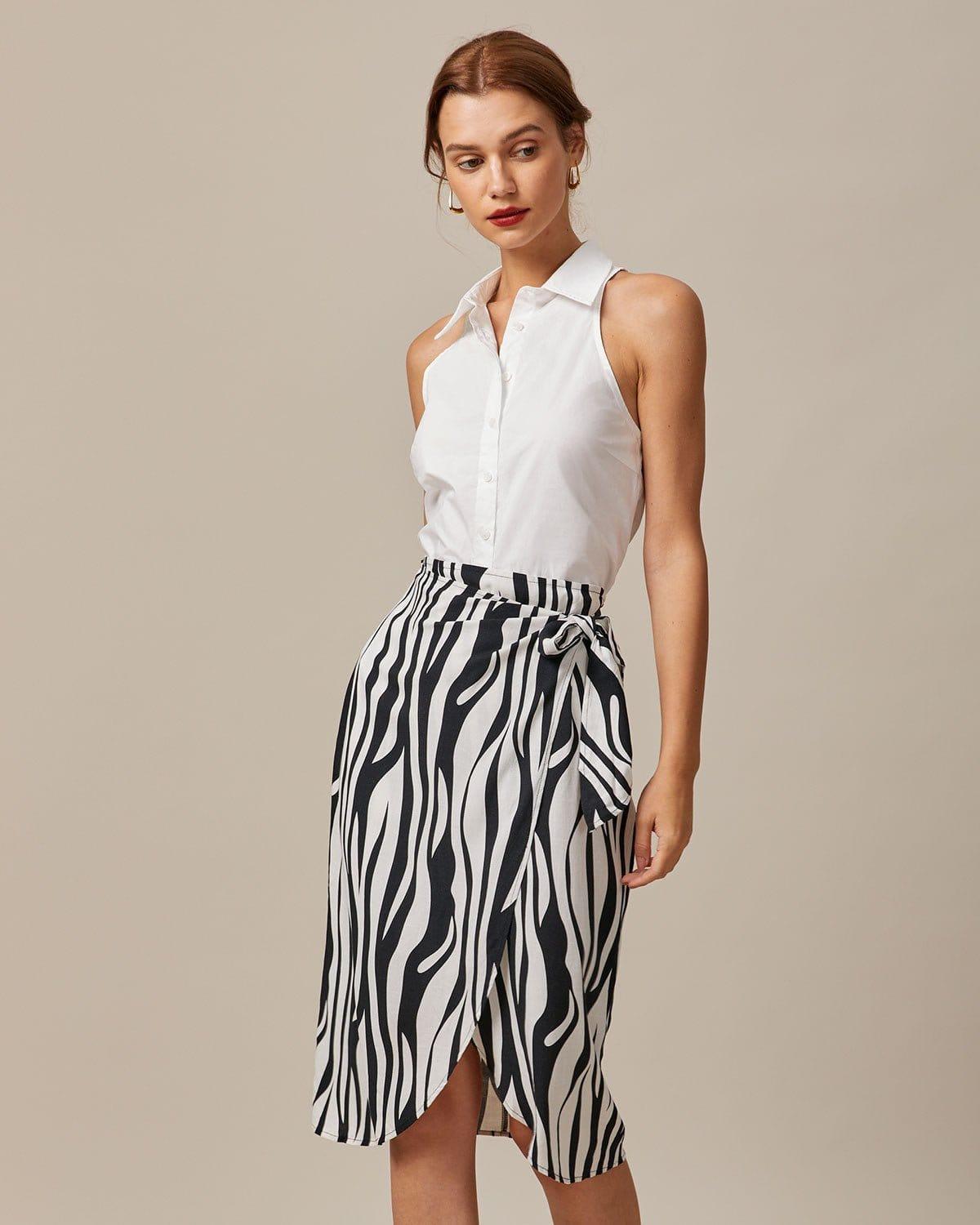 The White Collared Button Up Sleeveless Shirt Product Image