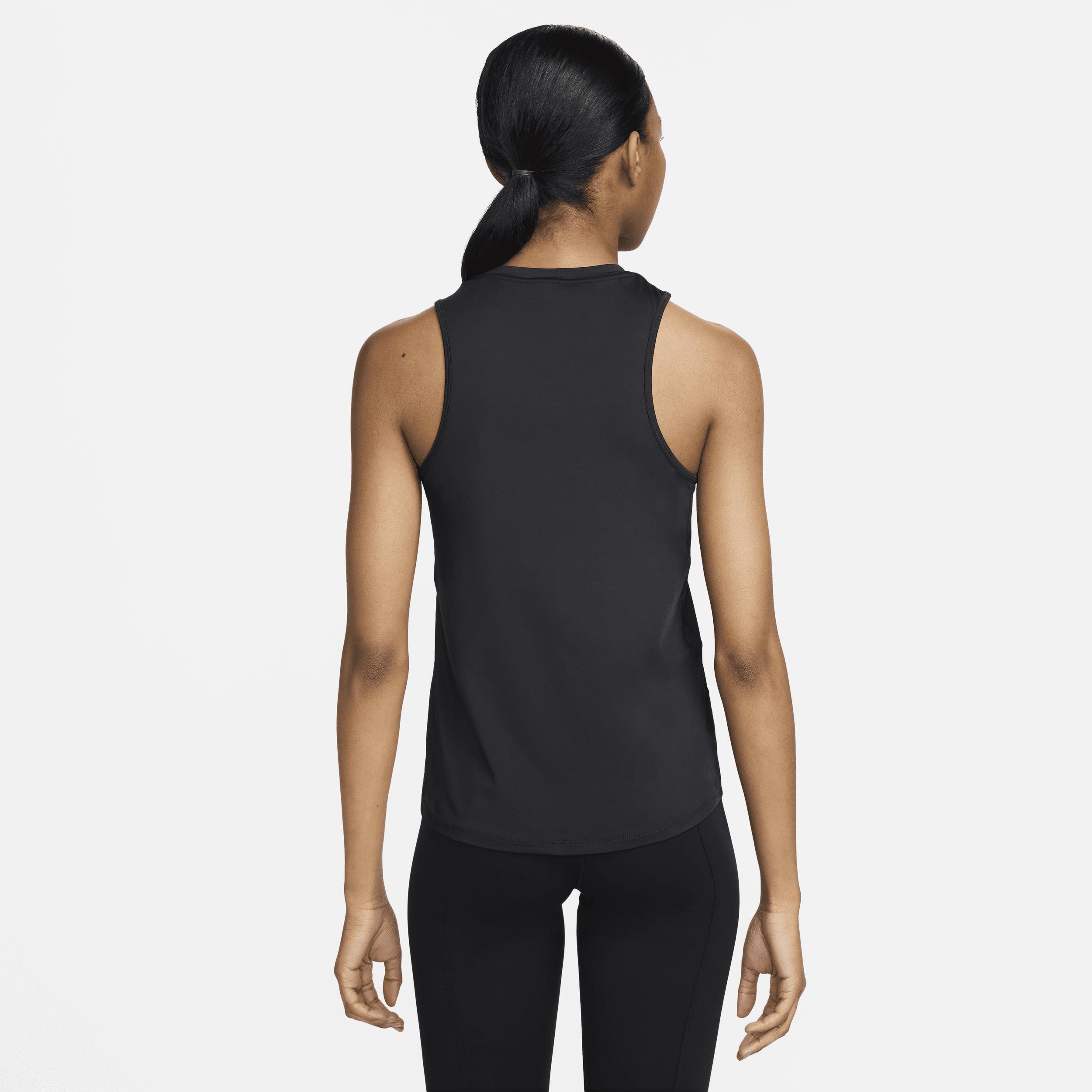 Women's Nike One Dri-FIT Classic Tank Top, Size: Large, Black Product Image