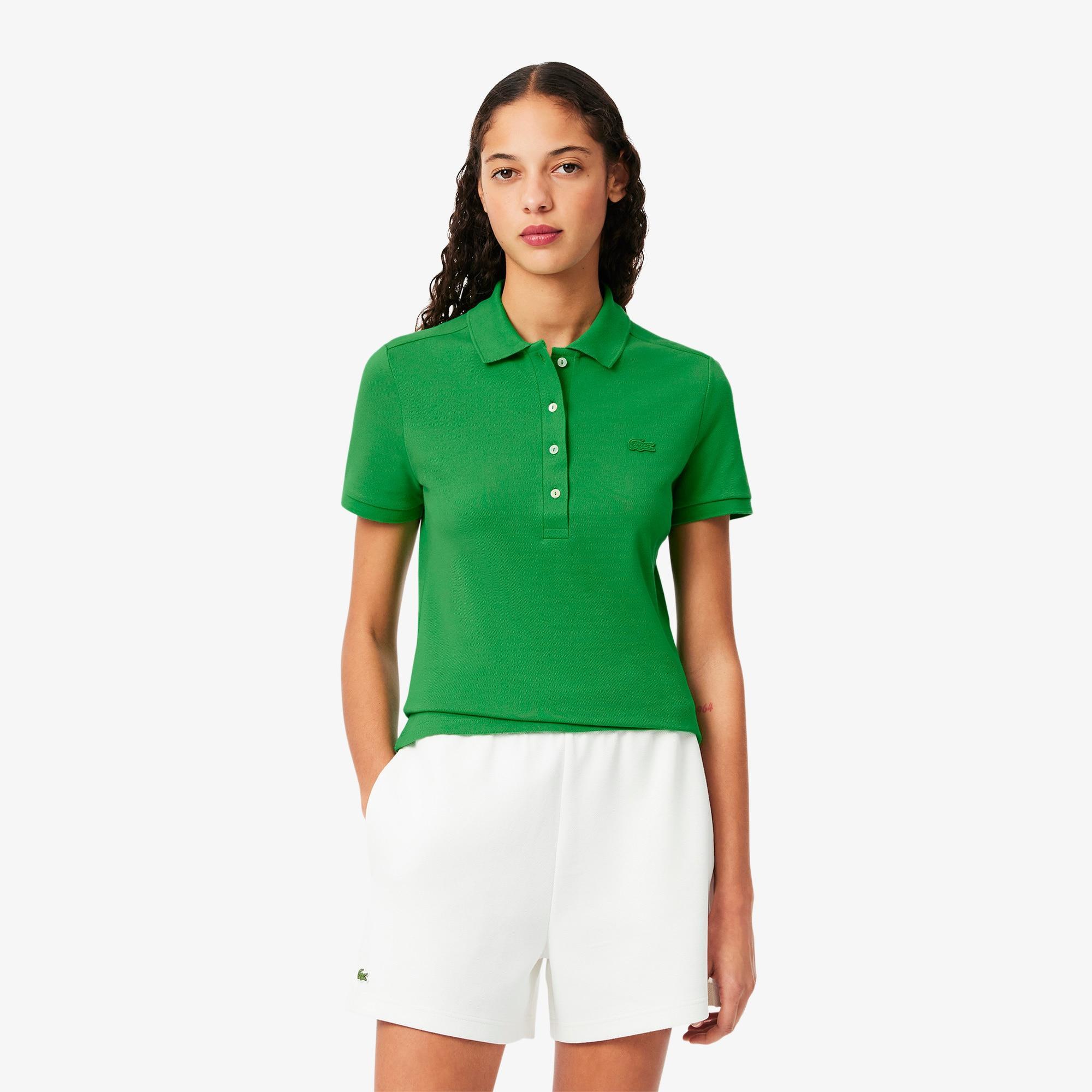 Women's L.12.D Slim Fit Stretch Mini Piqué Polo Product Image