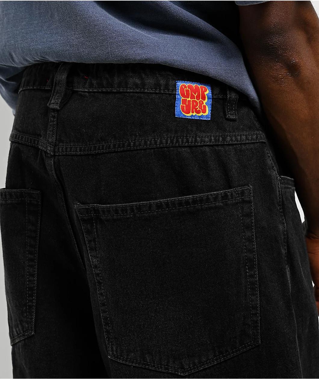Empyre Loose Fit Scramble Grey Skate Jeans Product Image