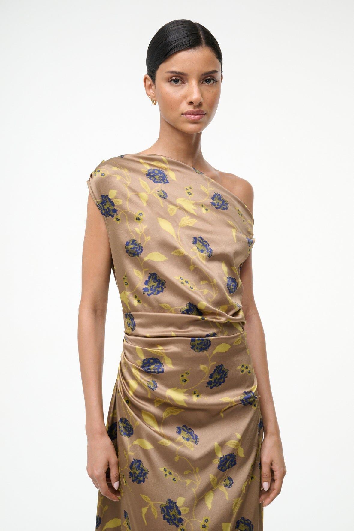 PHARE SILK DRESS | VINTAGE FLORAL Product Image