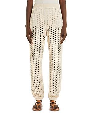 Womens Cecina Crochet Jogger Pants Product Image