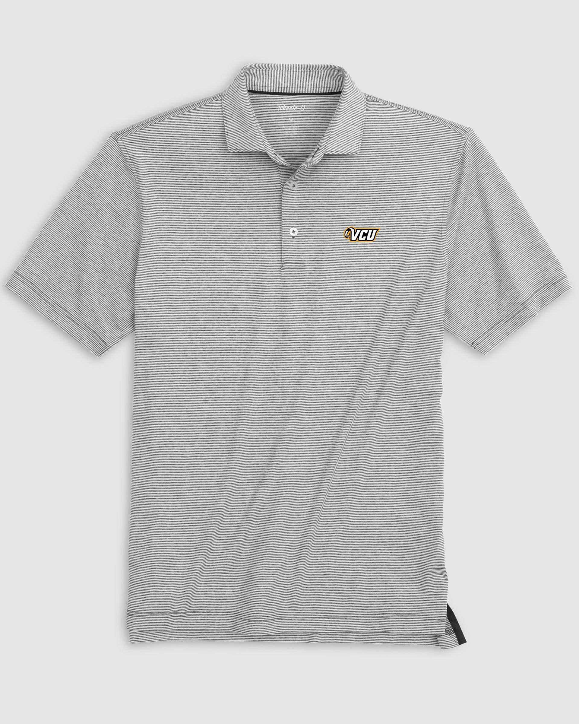 Seattle Mariners Lyndonn Striped Jersey Performance Polo Product Image