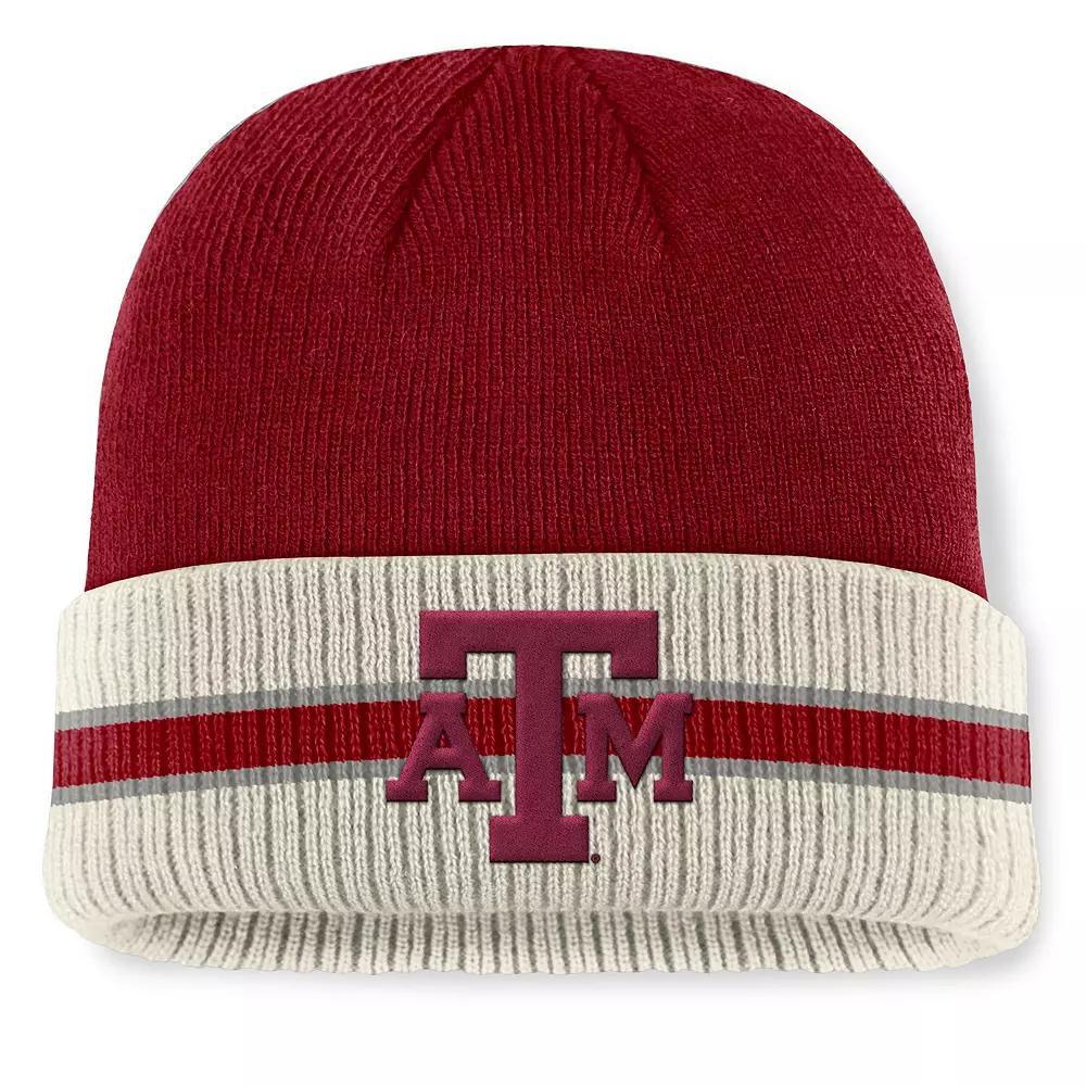 Men's Top of the World  Maroon Texas A&M Aggies Silas Cuffed Knit Hat, Red Product Image