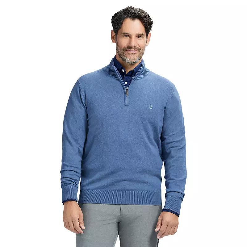 Men's IZOD Premium Essentials Quarter-Zip Sweater, Size: Small, Purple Perfect Product Image