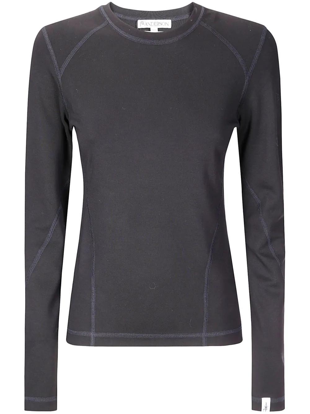 JW ANDERSON Long-sleeve Jersey In Grey Product Image