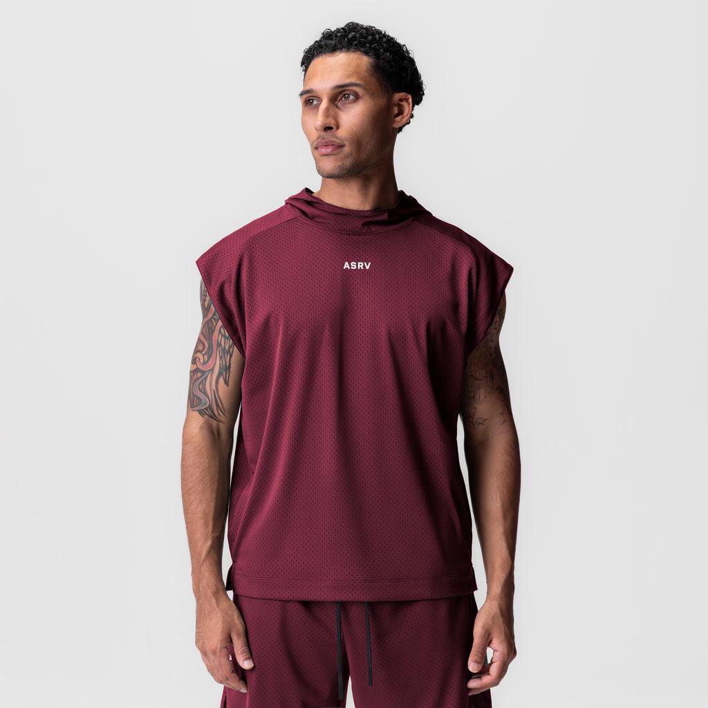 0983. Reversible 2-in-1 Cutoff Hoodie - Black Product Image