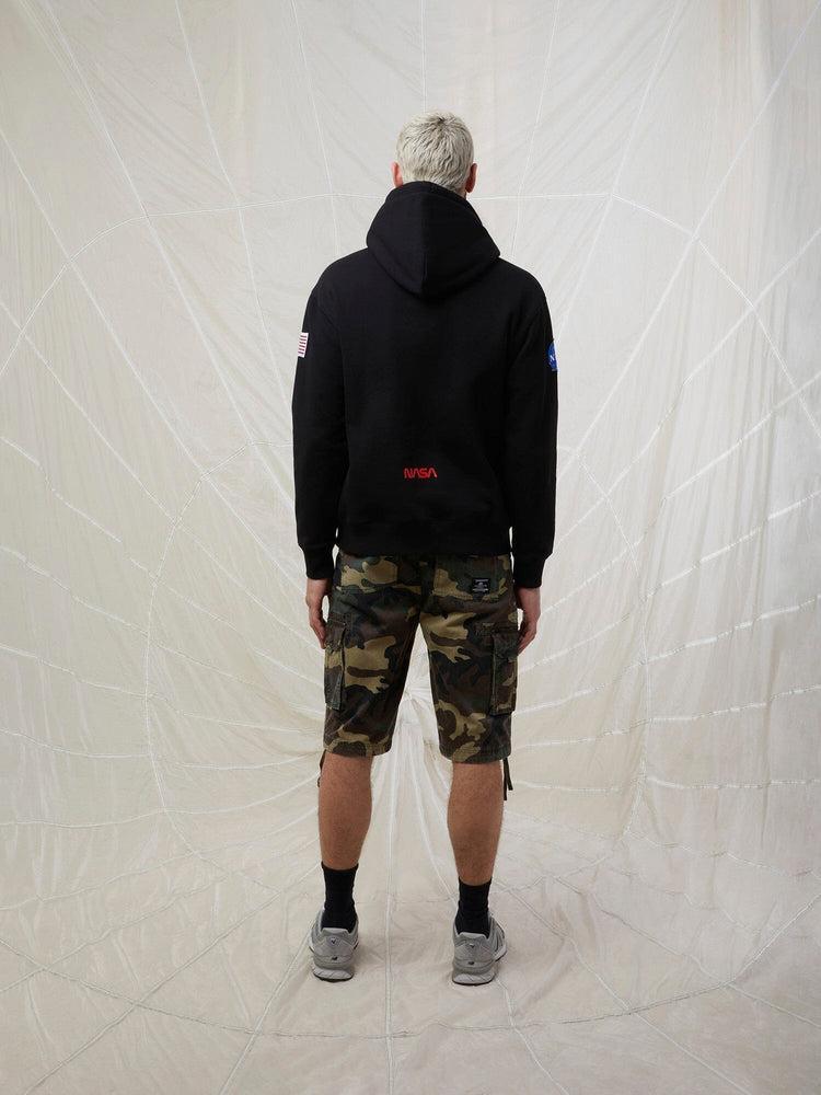 NASA WORM LOGO HOODIE (CHARCOAL) Product Image