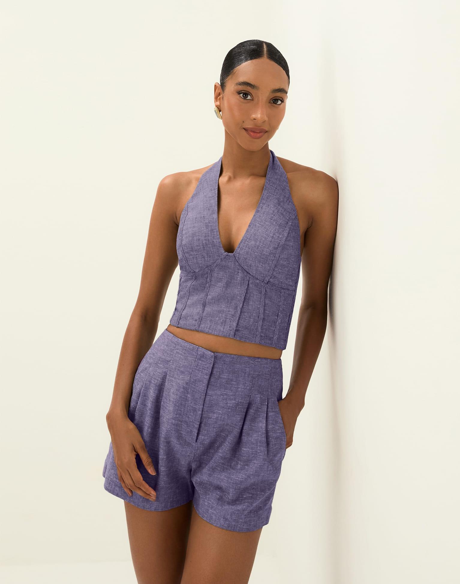 Victoria Shorts - Le Bleu Product Image