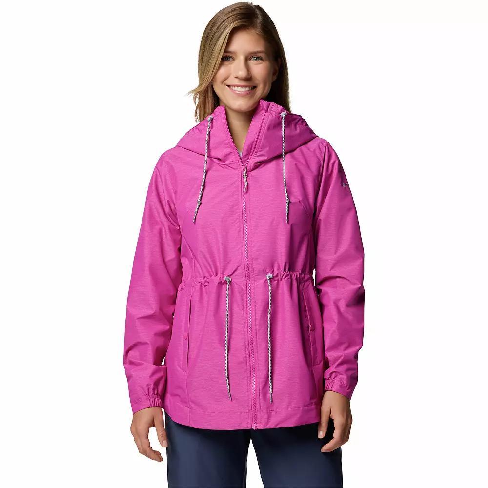 Women's Columbia Lillian Ridge II Rain Jacket, Size: XL, Black Product Image