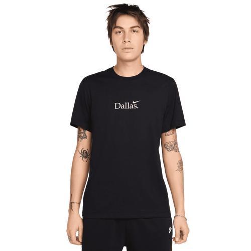 Nike Mens Nike Dallas Short Sleeve Crew T-Shirt - Mens White/Cosmic Clay Product Image