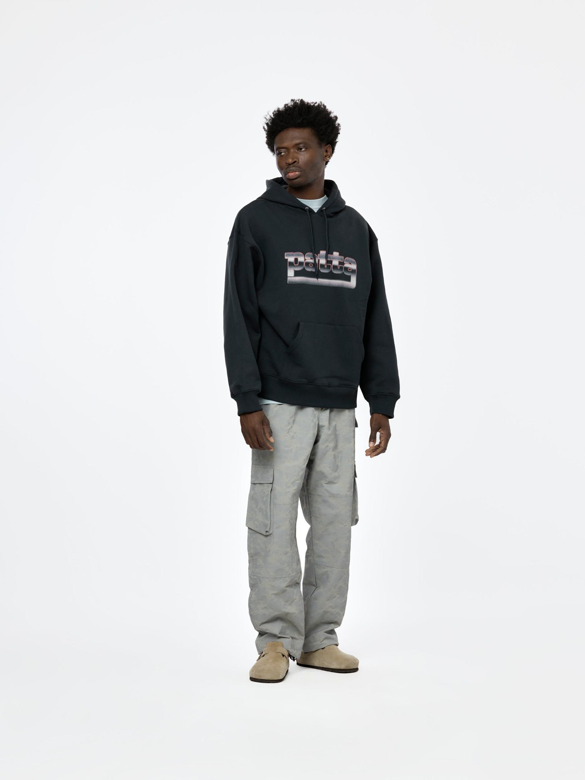Metal Boxy Hooded Sweater (Moonless Night) Product Image