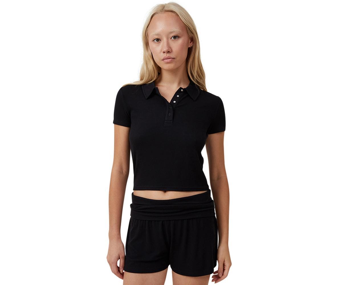 Cotton On Womens Sleep Recovery Polo Top Product Image