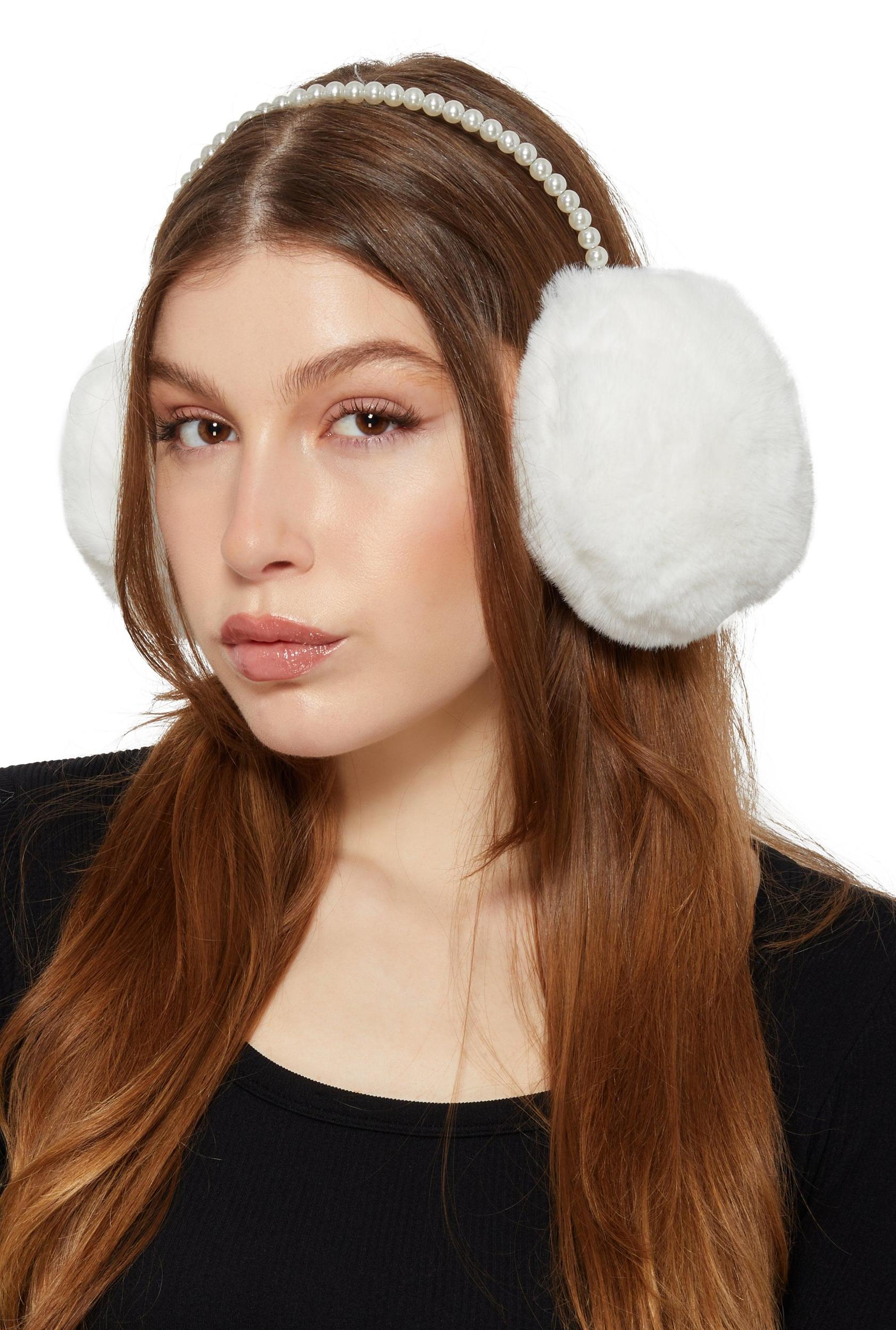 Faux Pearl Earmuffs Female Product Image