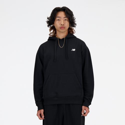 New Balance Men's Sport Essentials Fleece Hoodie in Black/Black Size Large Cotton/Polyester/Fleece Product Image