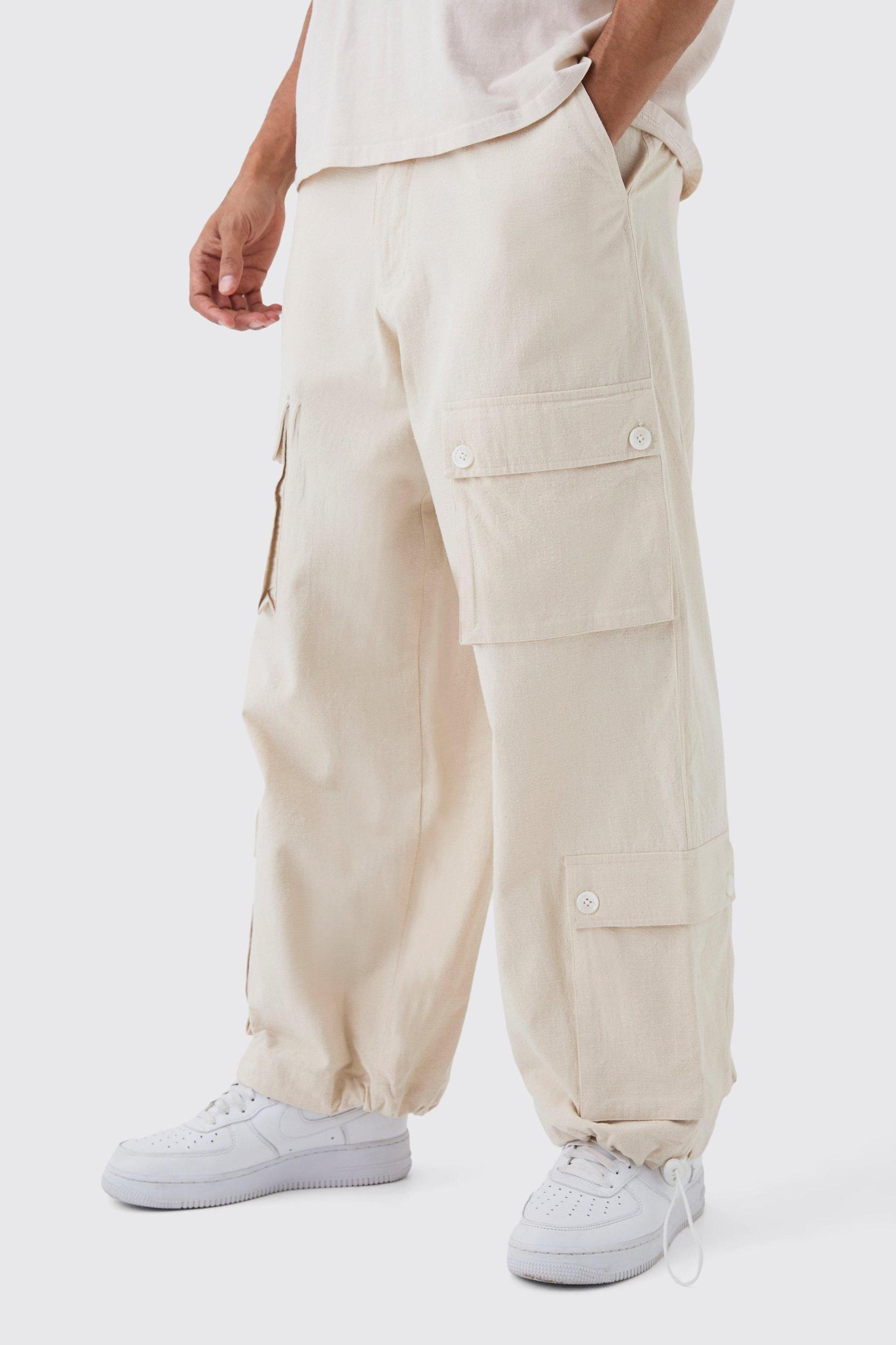 Parachute Ripstop Cargo Pants | boohooMAN USA Product Image