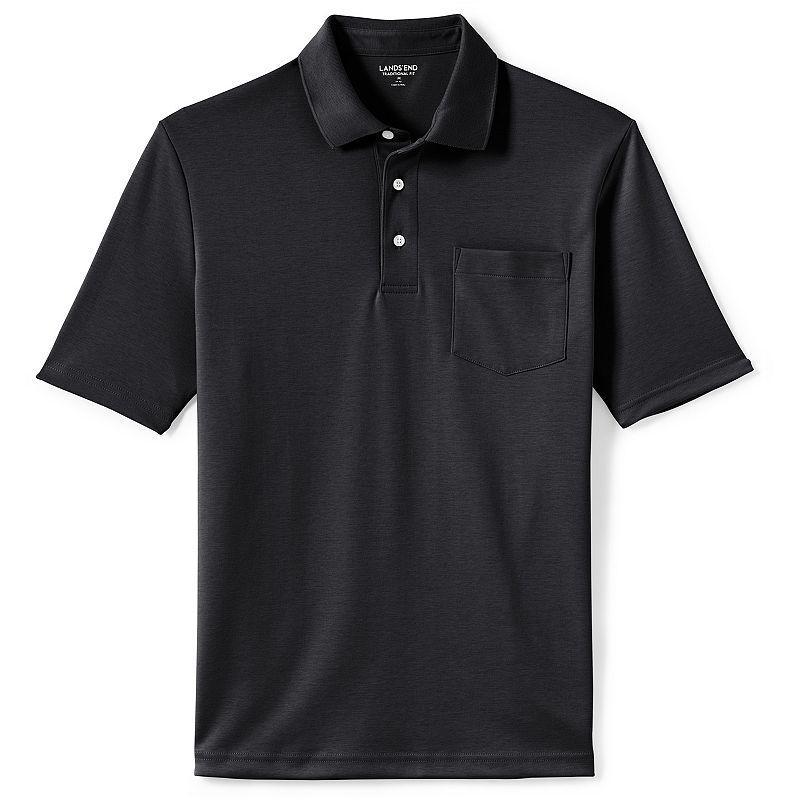 Big & Tall Lands' End Supima Polo, Men's, Size: 4XB, White Product Image