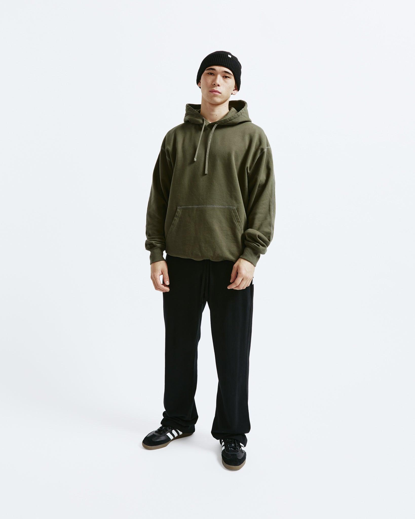 Midweight Terry Relaxed Hoodie - Vault Male Product Image