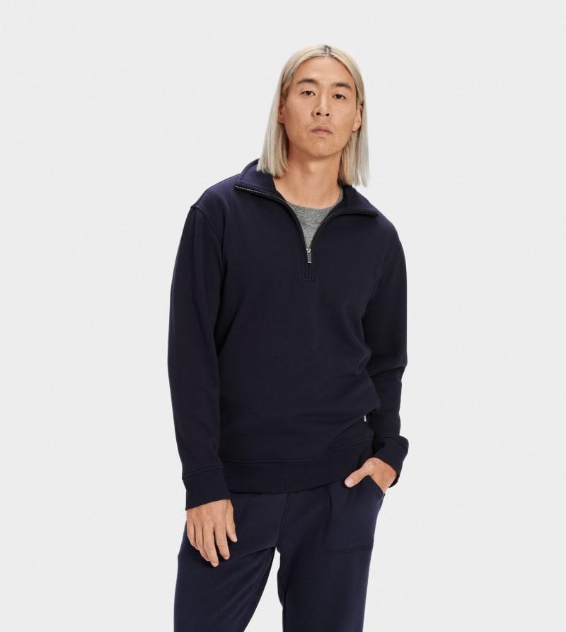 Mens Zeke Fleece Quarter-Zip Sweater Product Image