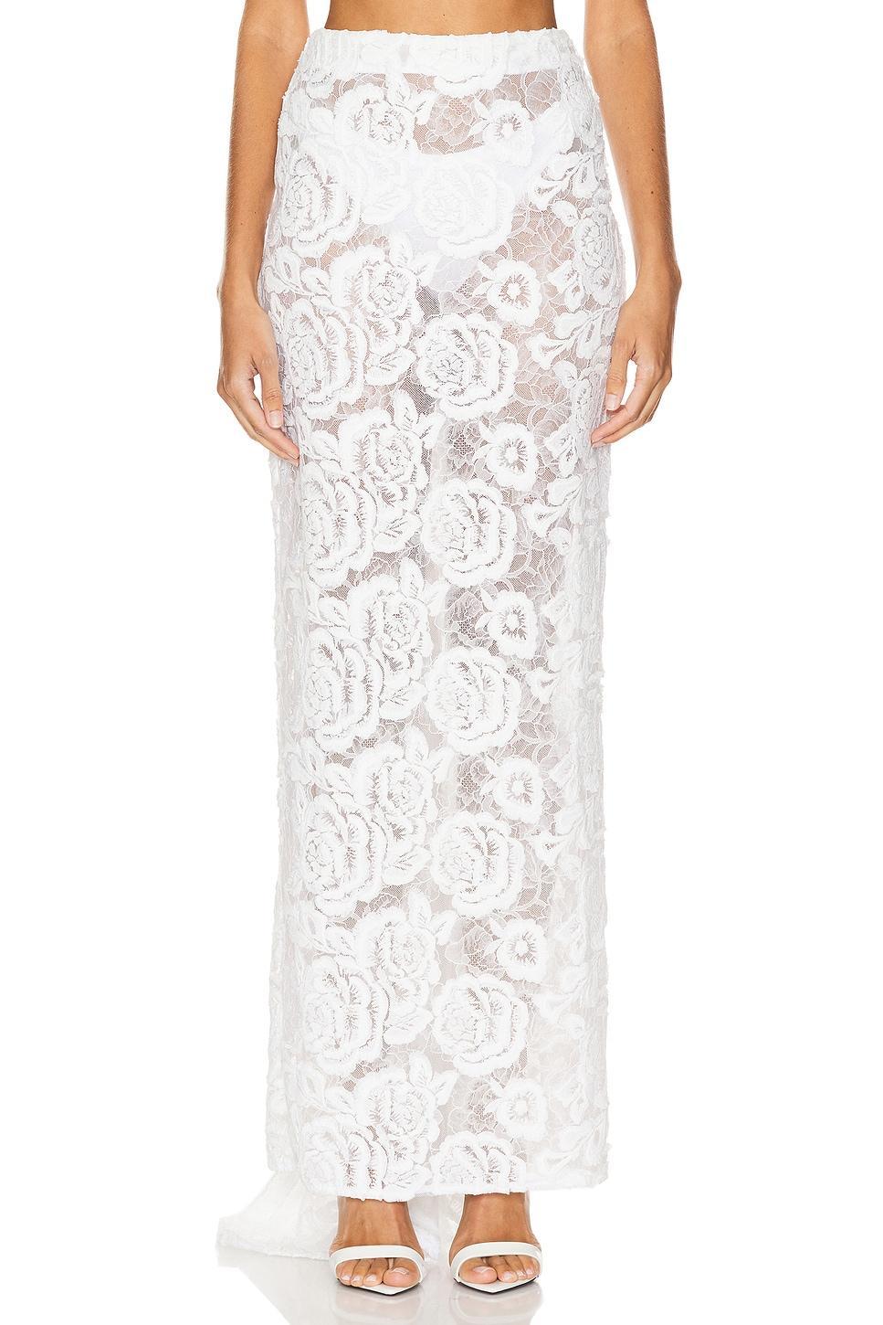 Lovers and Friends Emery Skirt in White Product Image