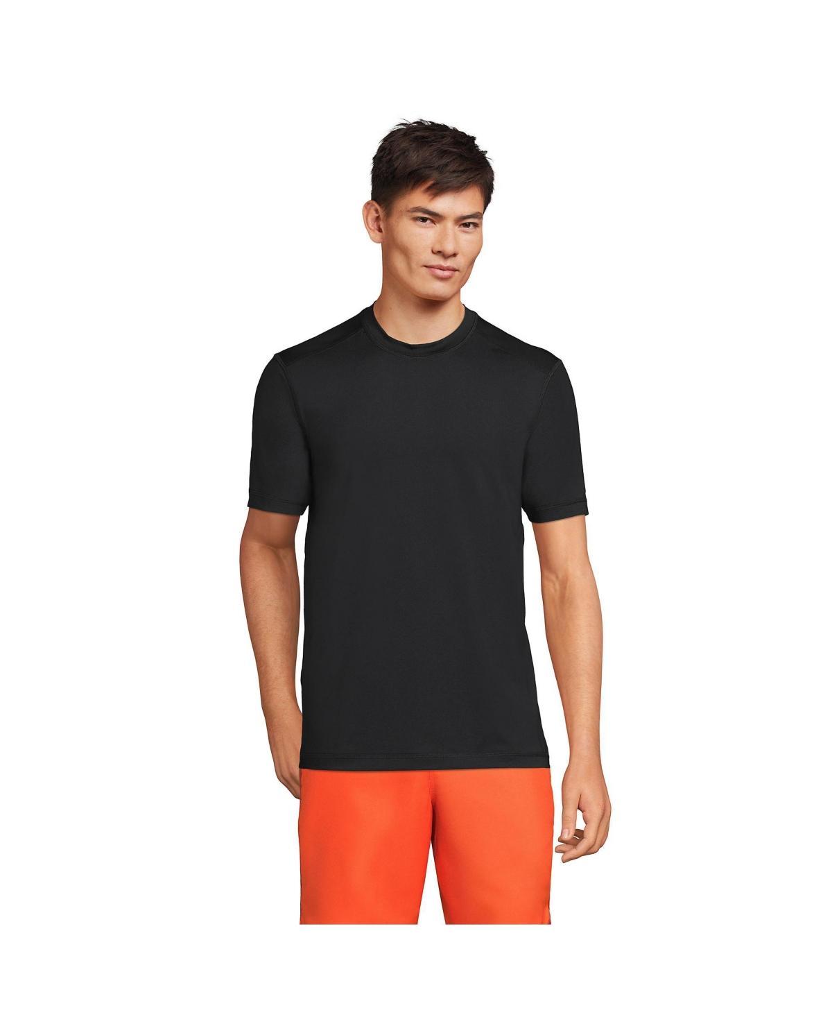 Big & Tall Lands' End SPF Short Sleeve Tee, Men's, Size: XL Tall, Evening Blue Grey Product Image