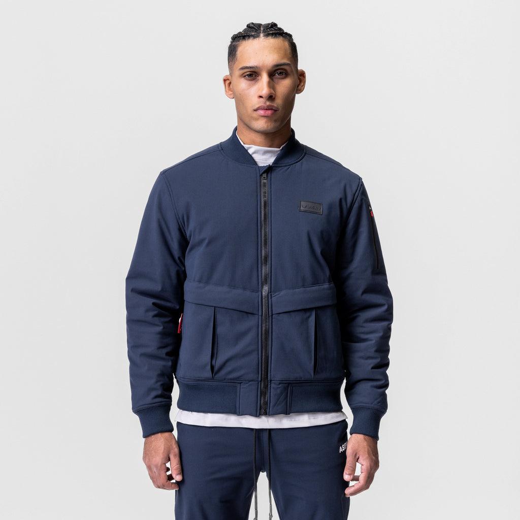 0677. Kinterra™ Weatherproof Bomber Jacket - Navy Product Image