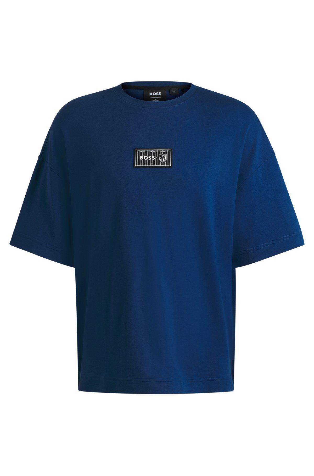BOSS x NFL interlock-cotton T-shirt with special branding Product Image