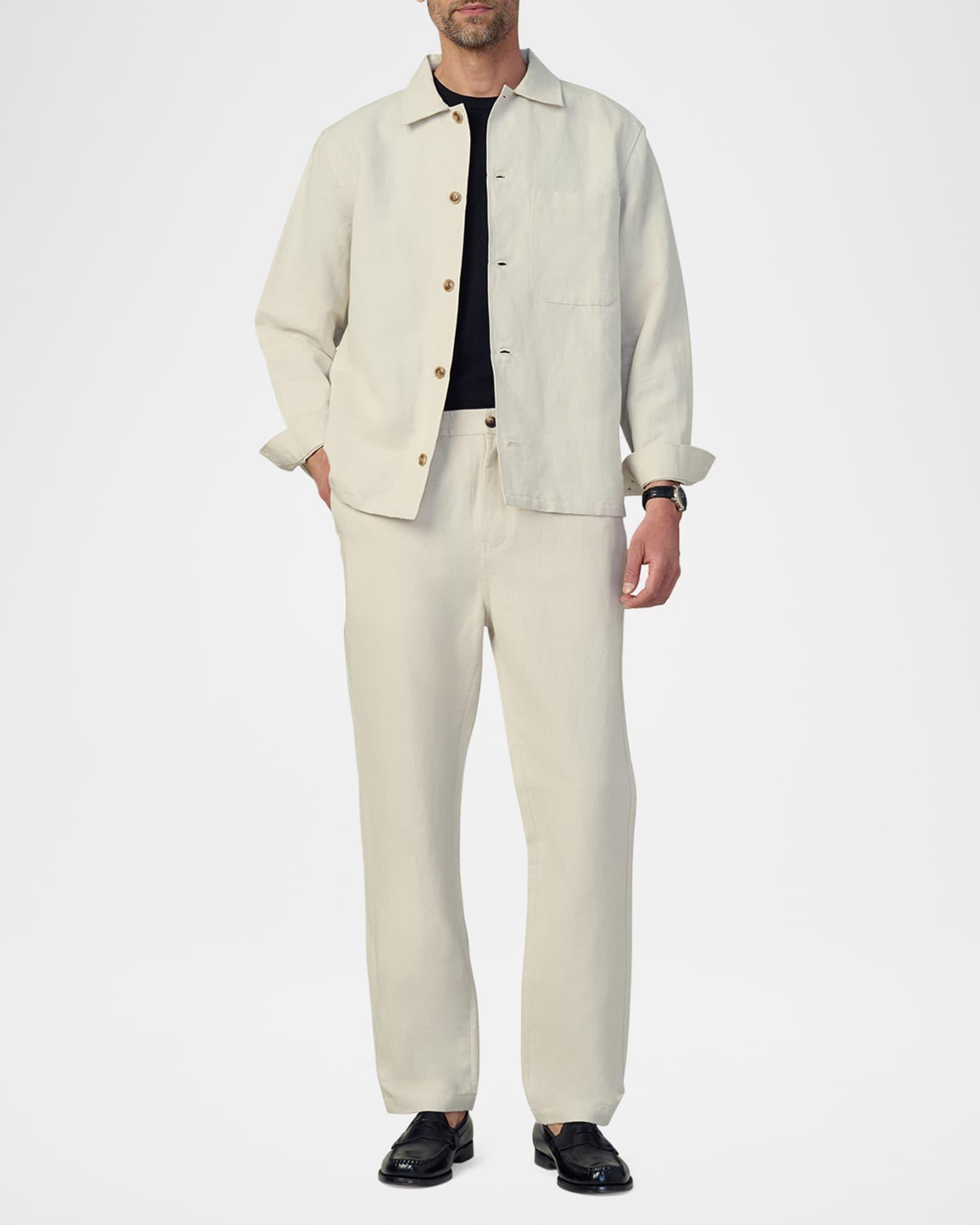 Mens Linen-Cotton Overshirt Product Image
