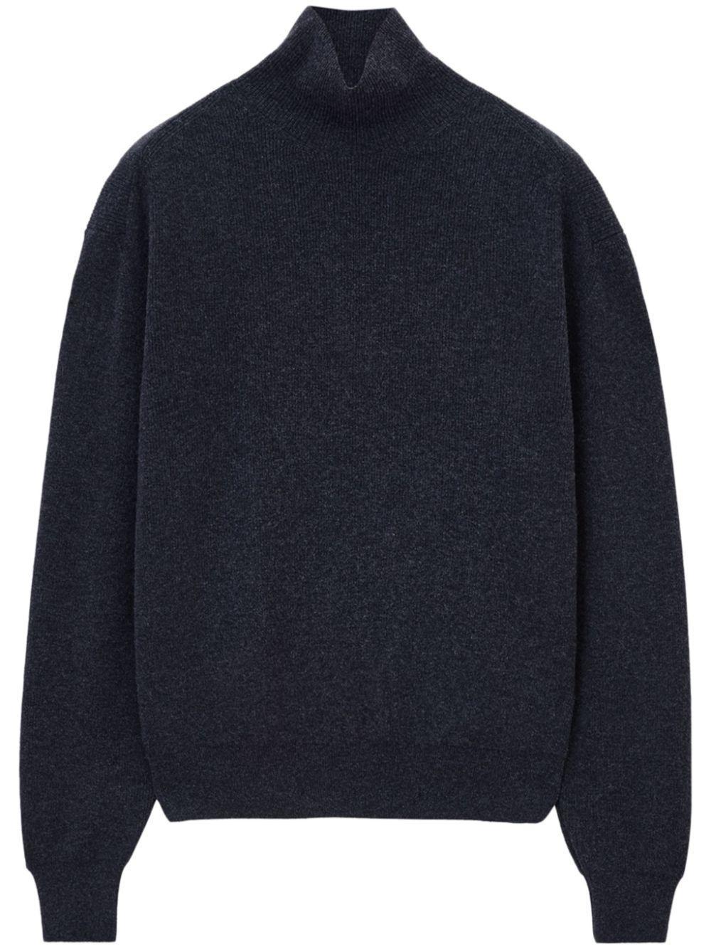 LEMAIRE High-neck Jumper In Grey Product Image