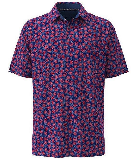 Callaway Novelty Crab Printed Short Sleeve Golf Polo Shirt Product Image