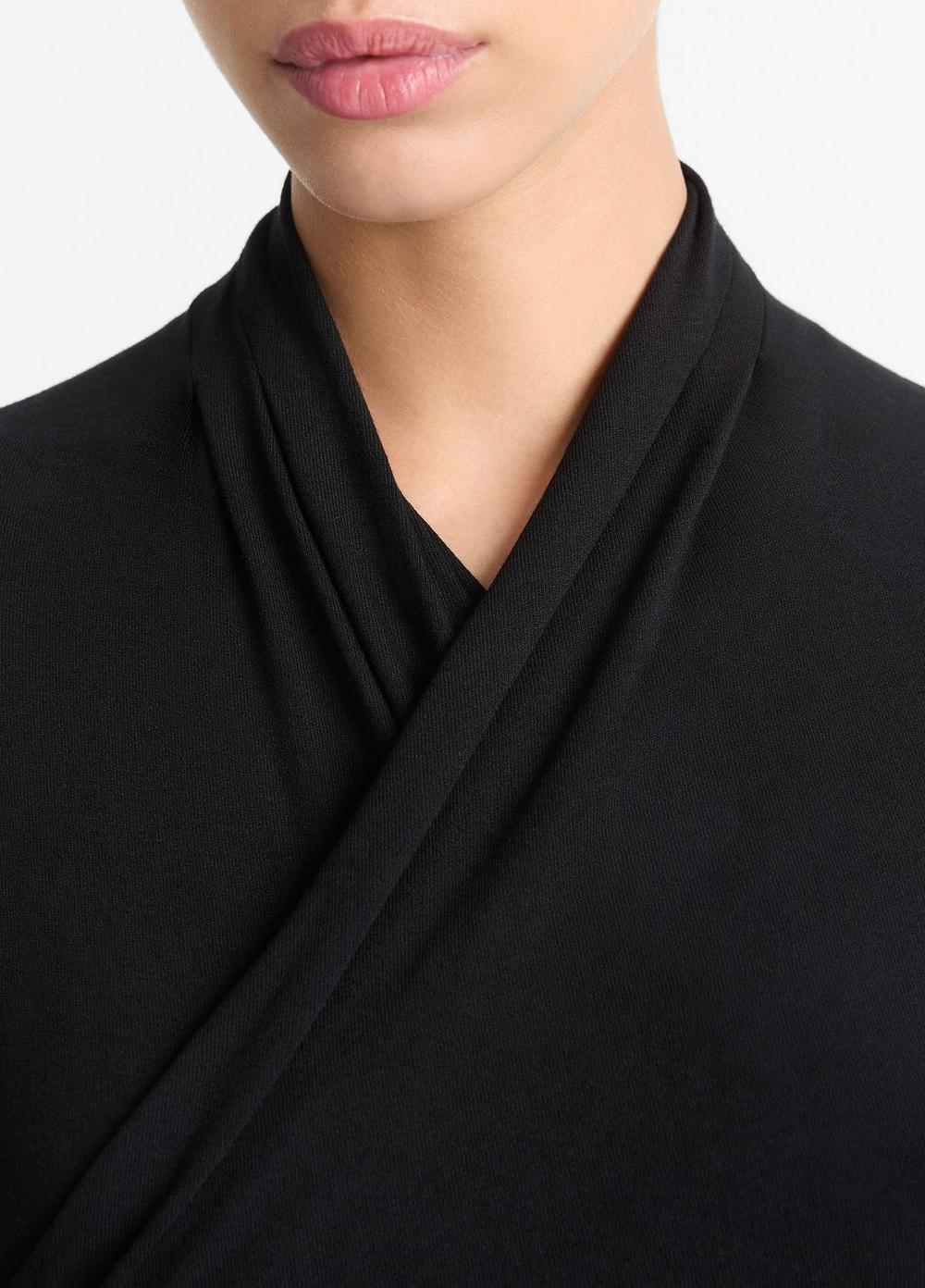 Womens Fixed Wrap Long-Sleeve Top Vince Product Image