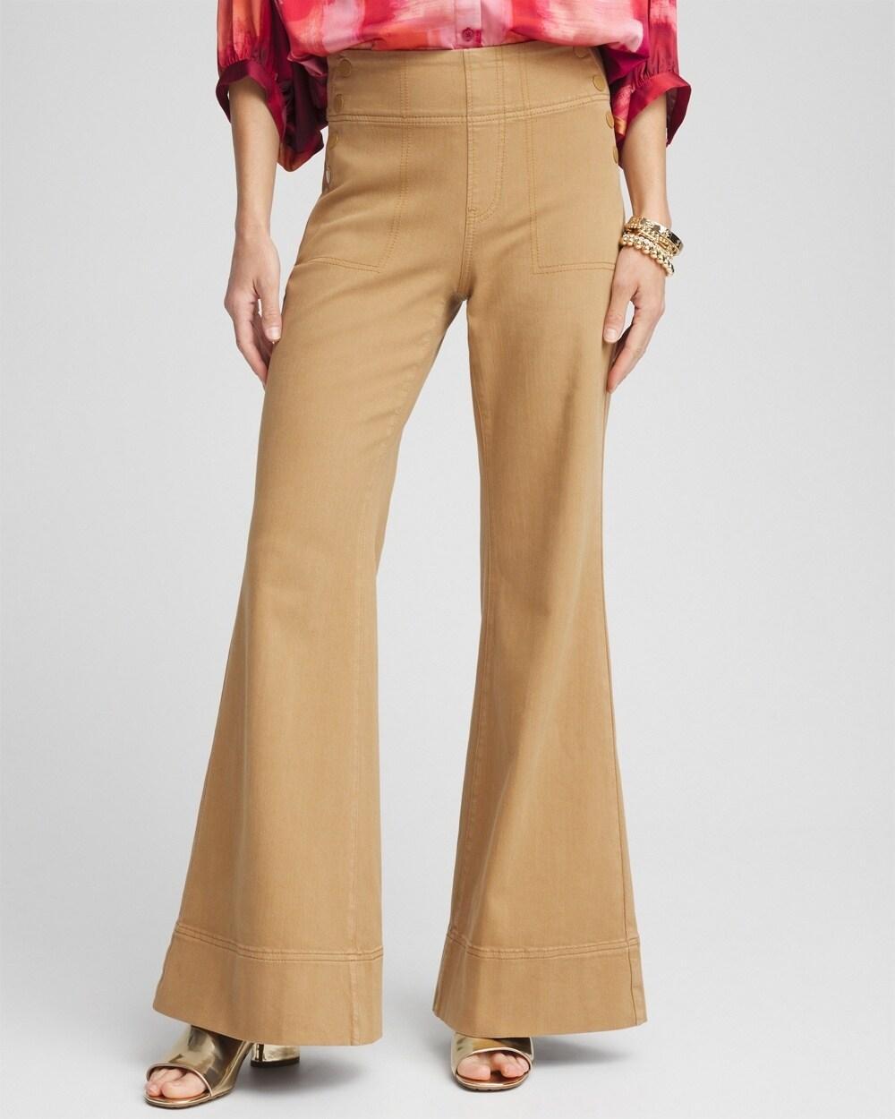 Pull-On Flare Trouser Jeans Product Image