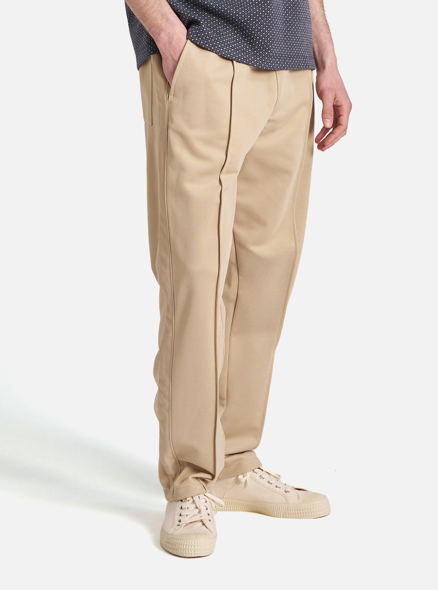Sand Recycled Poly Organic Cotton Denis Track Trouser Product Image