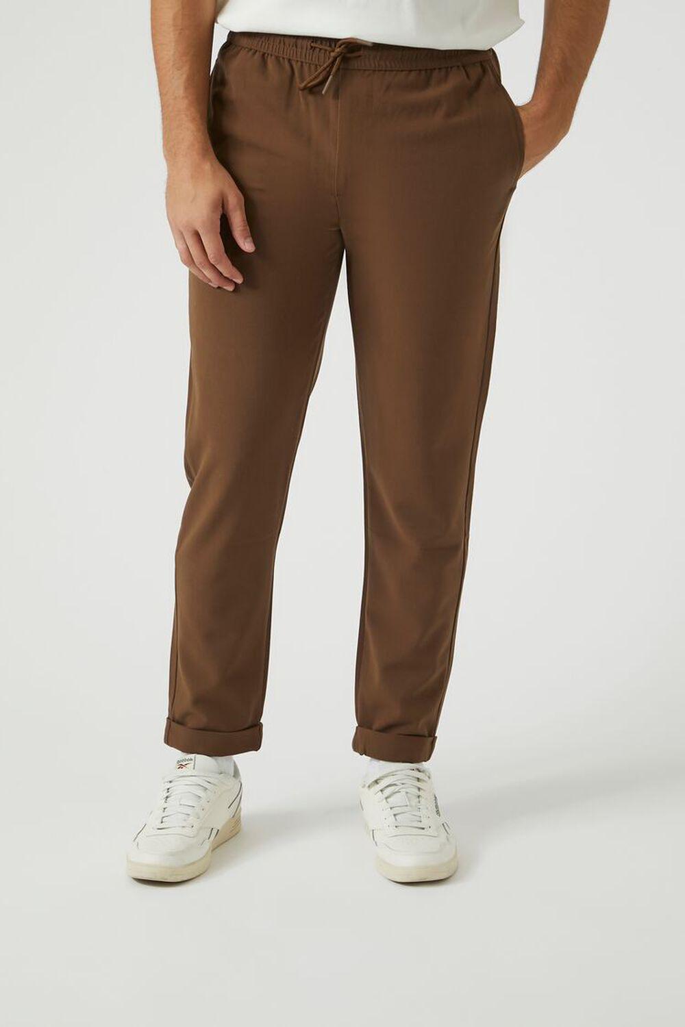 Slim-Fit Drawstring Pants | Forever 21 Product Image