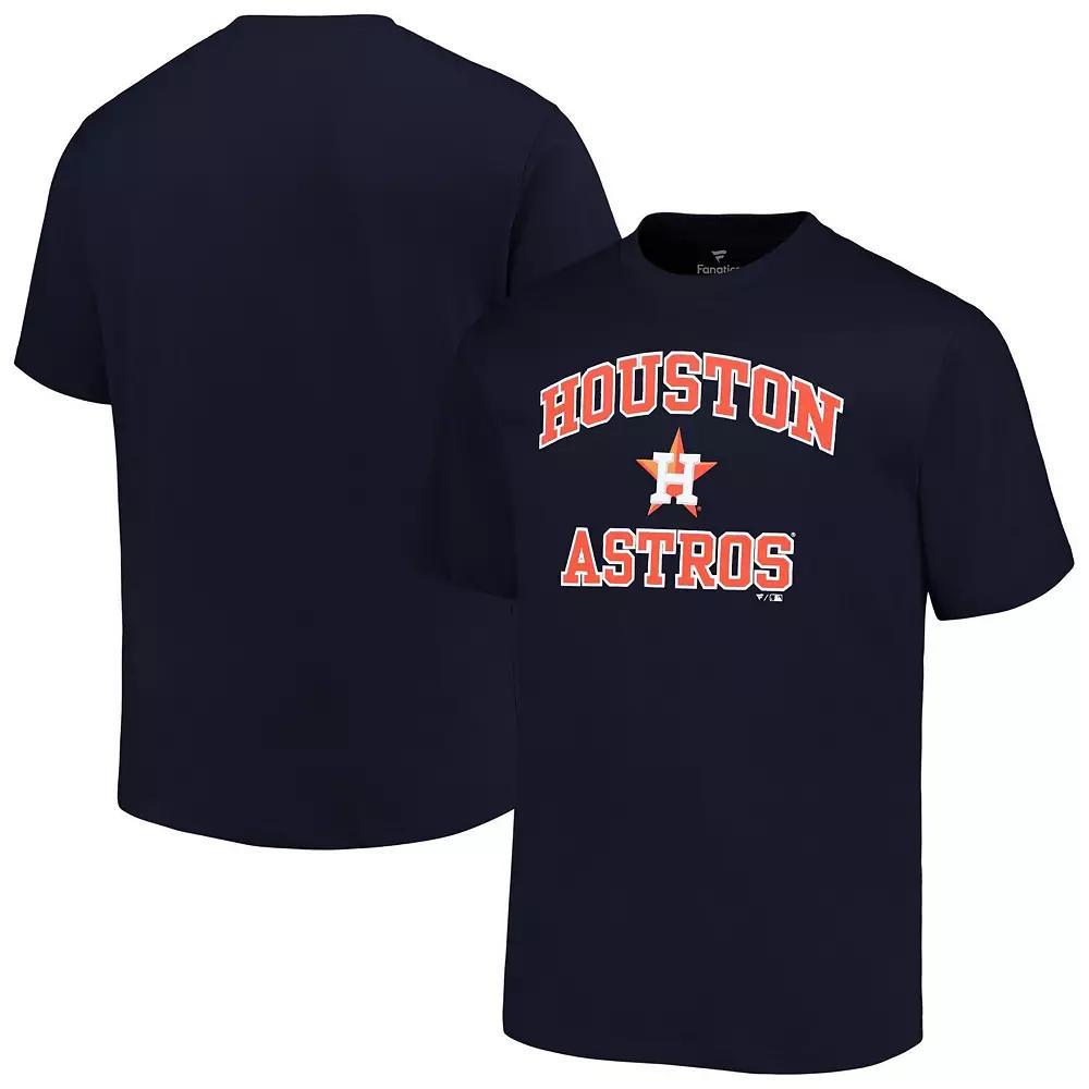 Men's Profile Navy Houston Astros Big & Tall Heart & Soul T-Shirt, Size: 4XLT, Blue Product Image