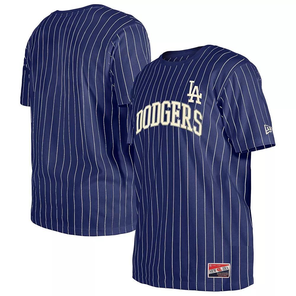Men's New Era Red Philadelphia Phillies Throwback Pinstripe T-Shirt, Size: 2XL Product Image