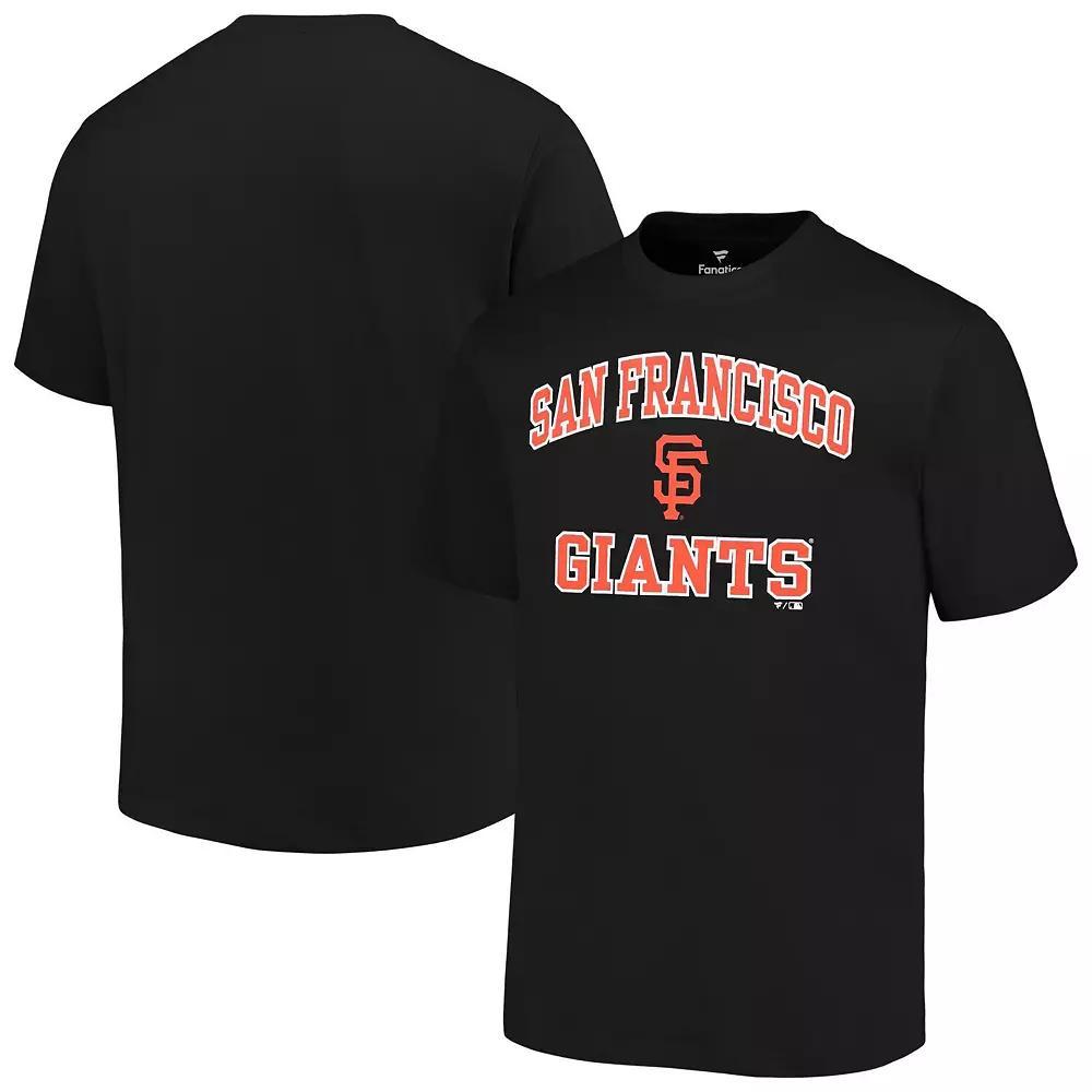 Men's Profile Black San Francisco Giants Big & Tall Heart & Soul T-Shirt, Size: 2XB Product Image