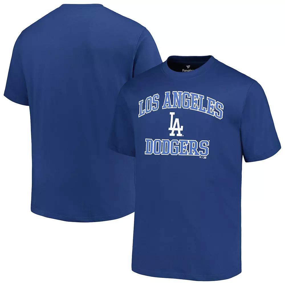 Men's Profile Royal Los Angeles Dodgers Big & Tall Heart & Soul T-Shirt, Size: 3XB, Blue Product Image