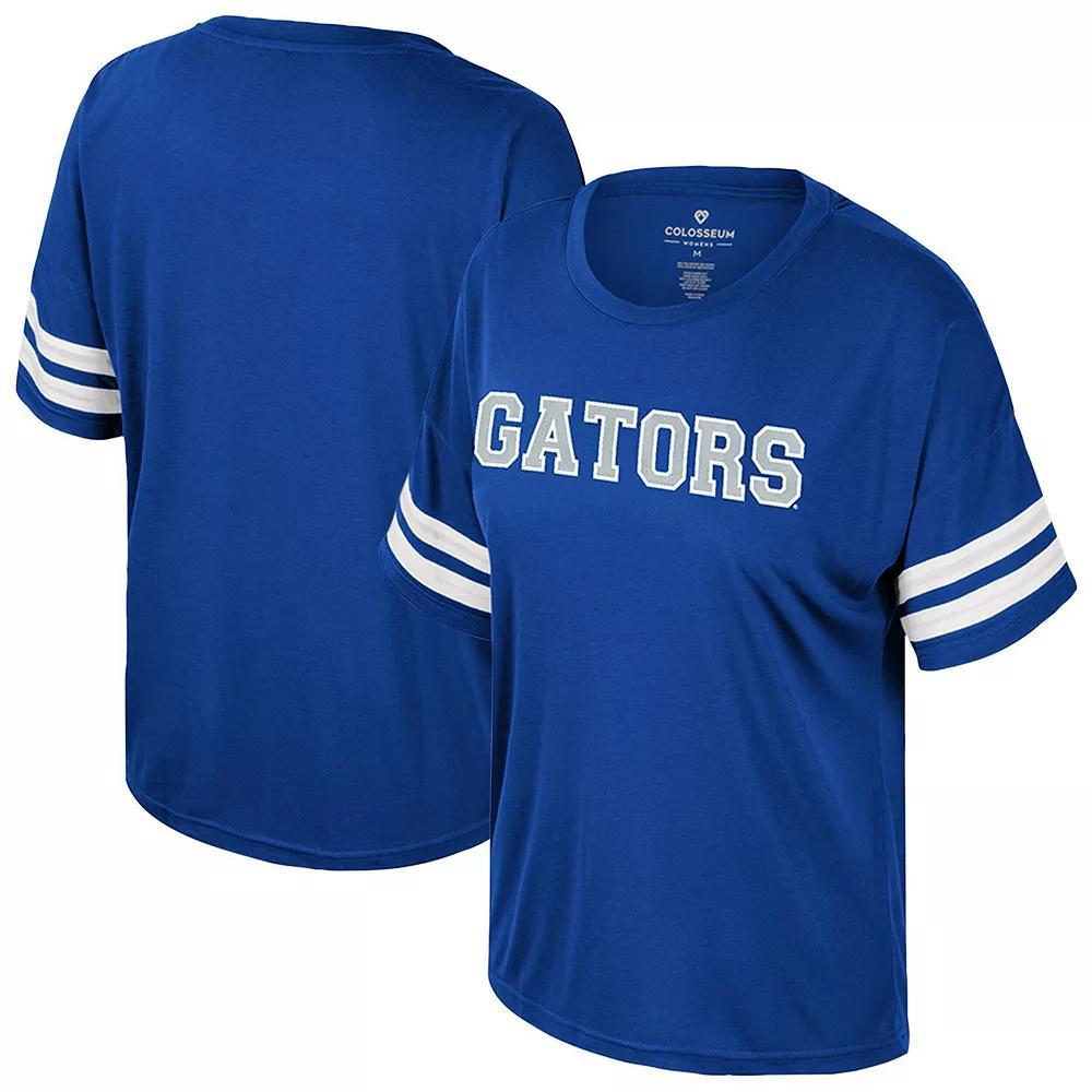 Women's Colosseum  Royal Florida Gators Treasure Oversized Sequin T-Shirt, Size: Medium, Blue Product Image