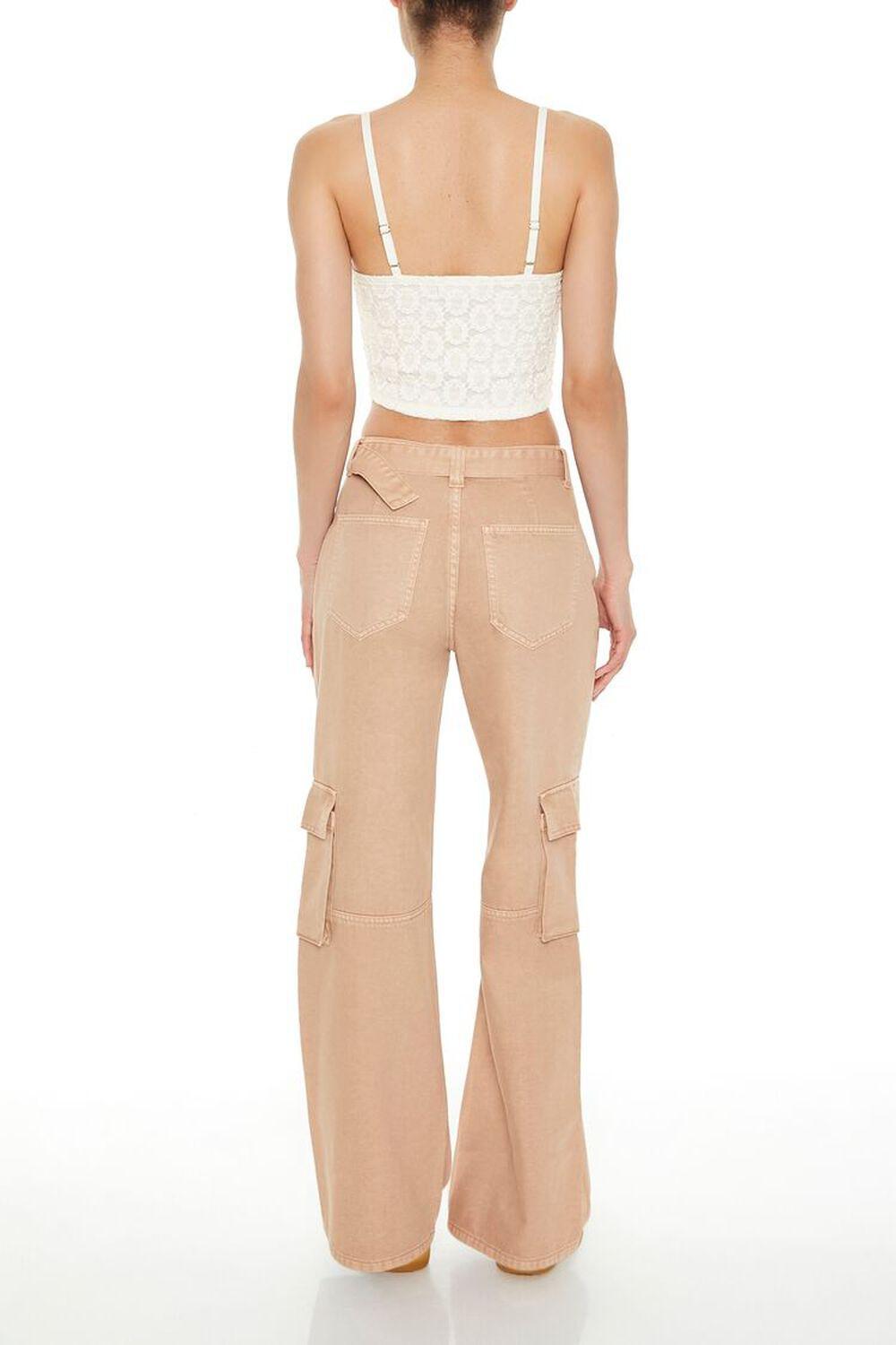Belted Straight Cargo Pants | Forever 21 Product Image
