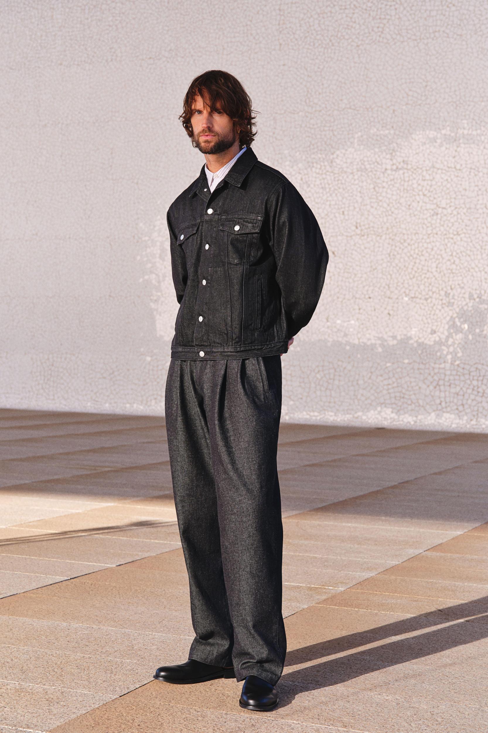 Relaxed-Fit Denim Pants Product Image