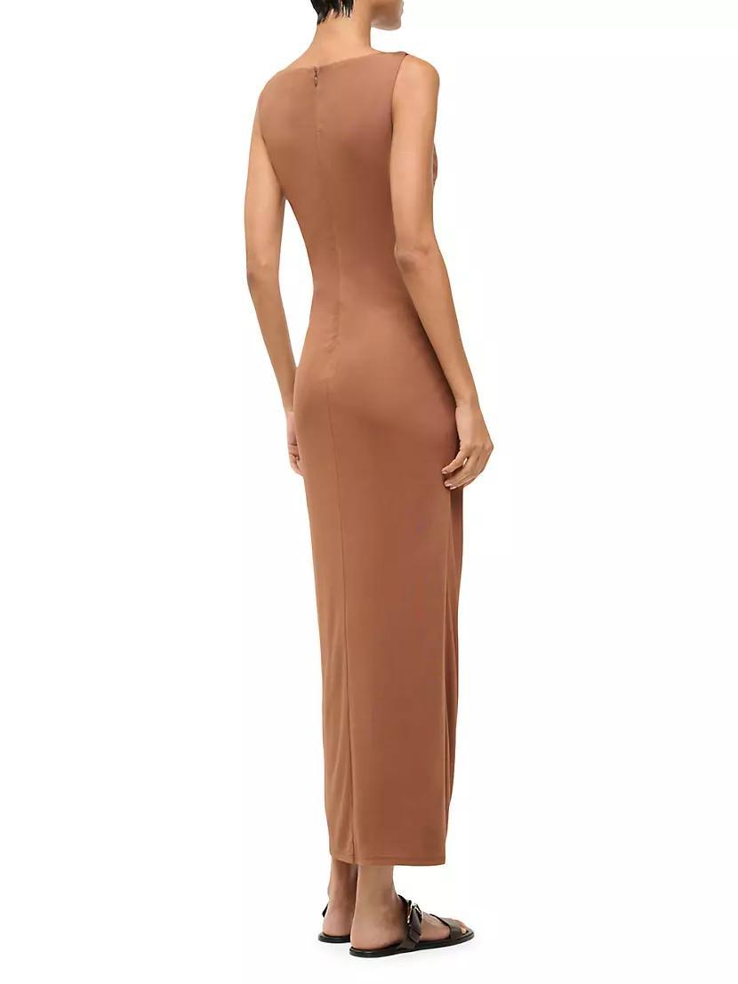 Talia Drape Hardware Sheath Dress Product Image