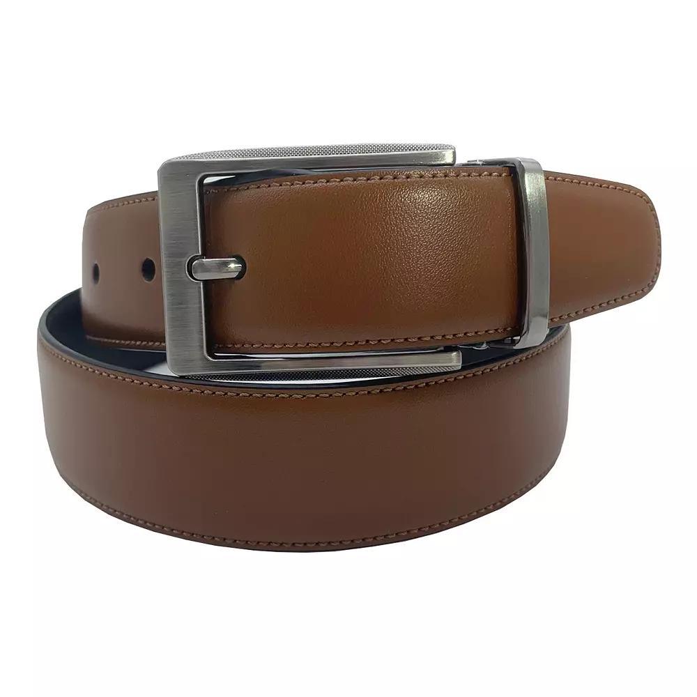 Men's Sonoma Goods For Life® Reversible Square Buckle Belt, Size: XL, Brown Product Image