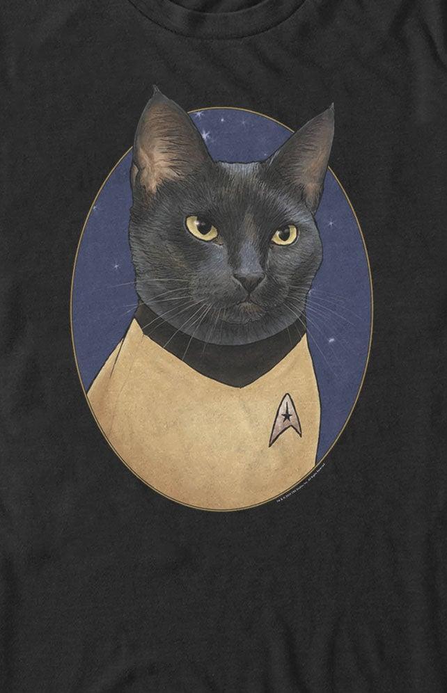 Women's Star Trek Sulu Cat T-Shirt Product Image