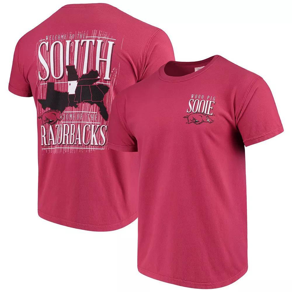 Men's Cardinal Arkansas Razorbacks Welcome to the South Comfort Colors T-Shirt, Size: XL, Red Product Image
