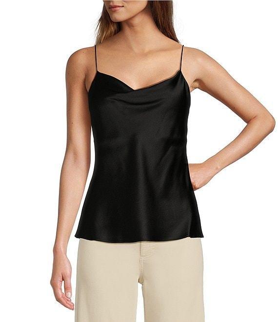 Antonio Melani Lila Silk Cowl Neck Cami Tank Product Image