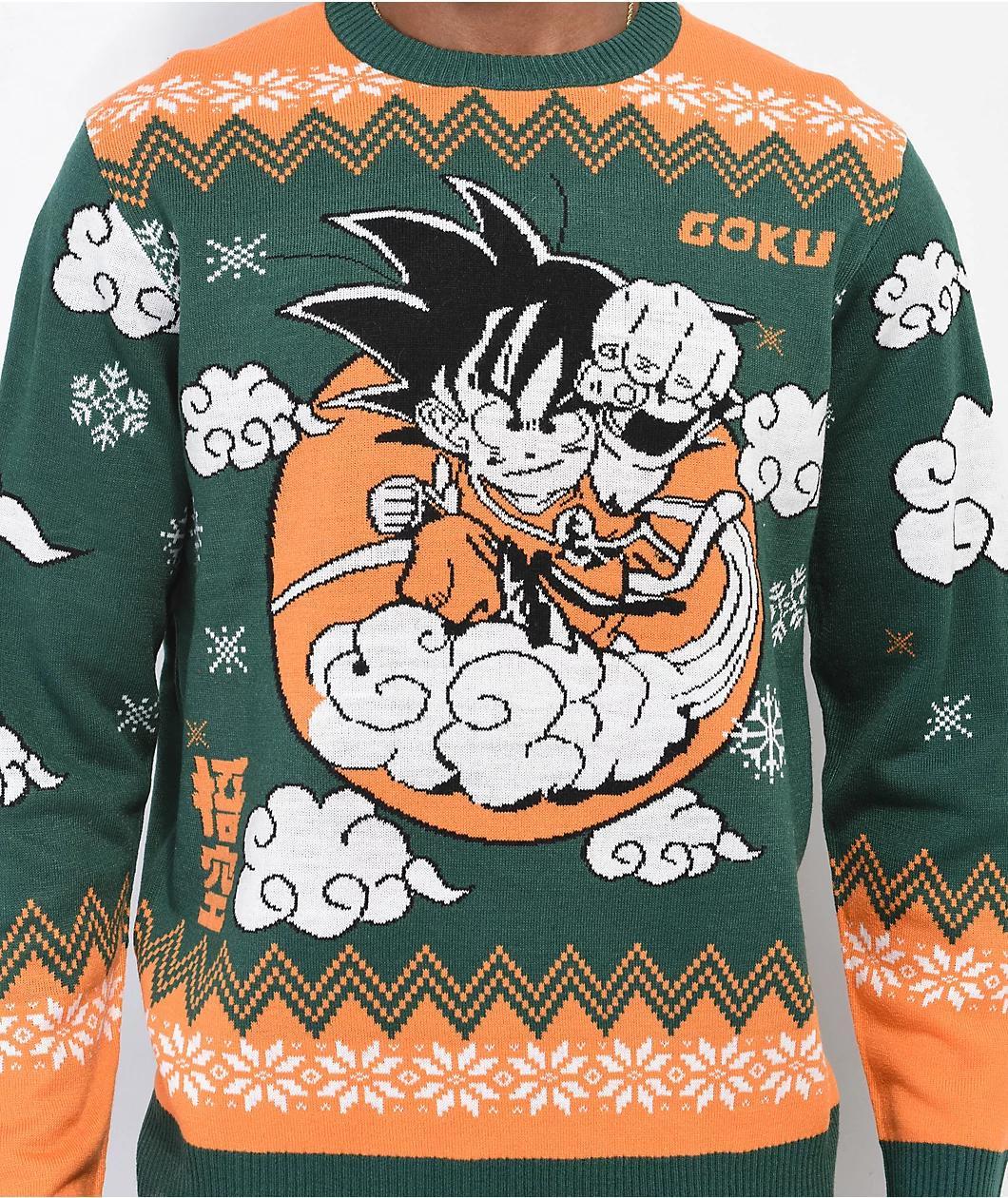 Dragon Ball Z Goku Green Sweater Product Image